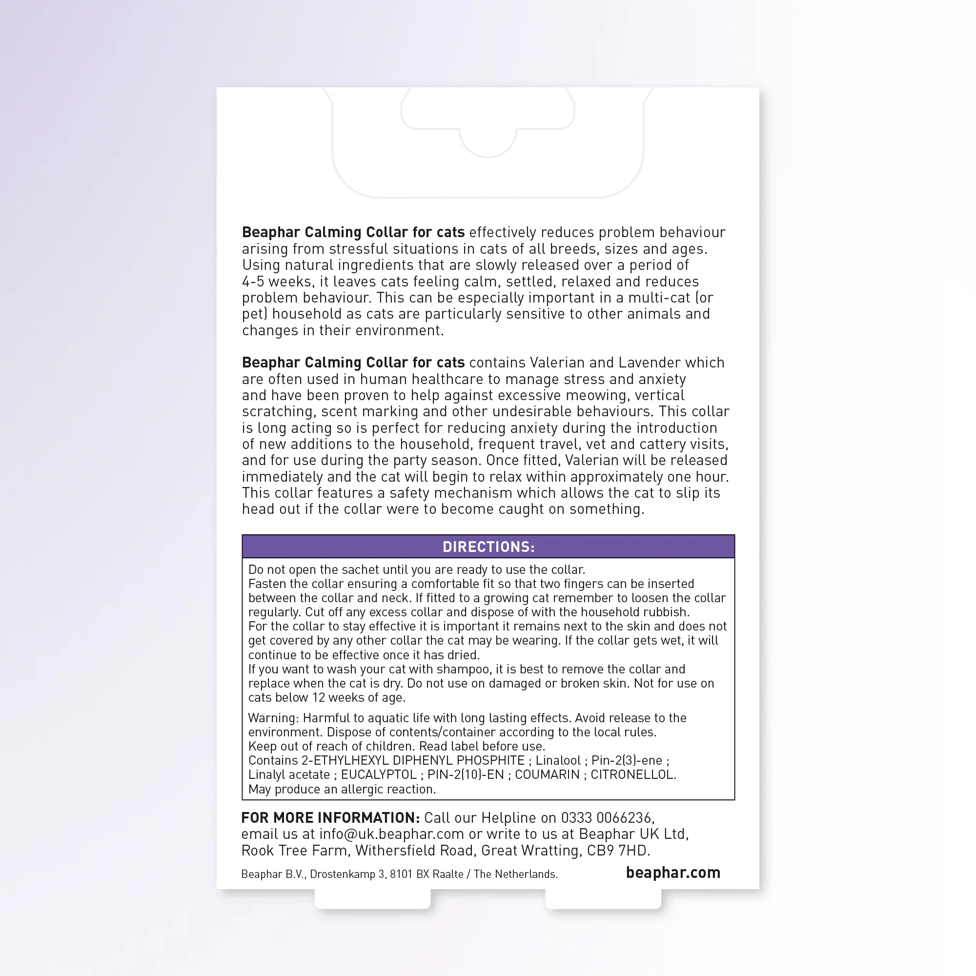 Beaphar Cat Calming Collar - Image 3