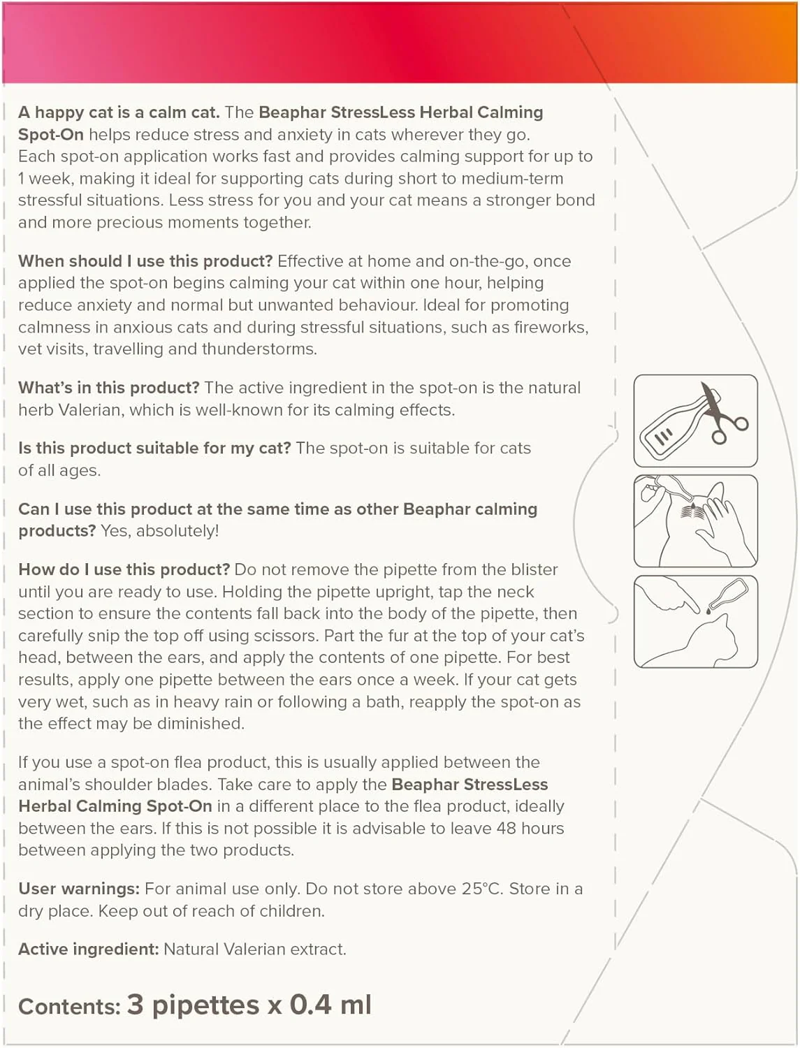 Beaphar Cat Calming Spot On 3 Weeks Cover - Image 3