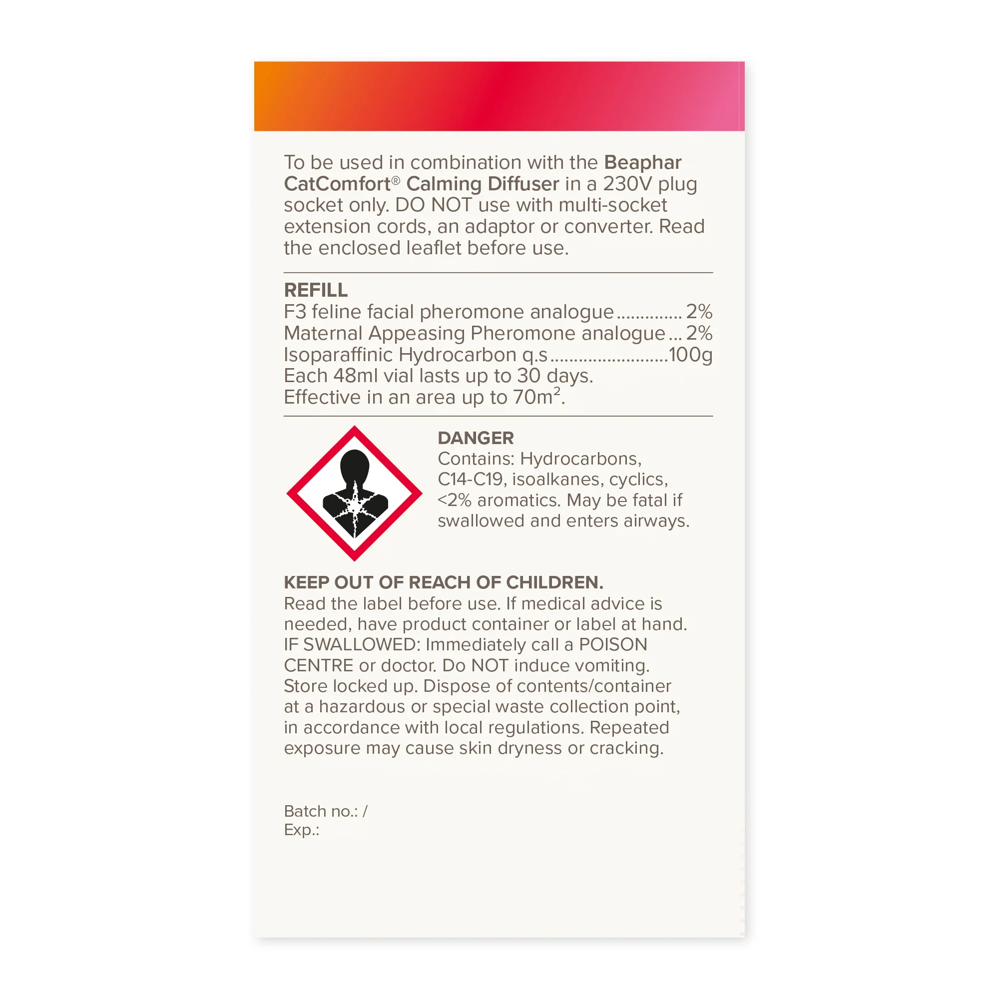 Beaphar CatComfort Excellence Calming Diffuser Refill - Image 9