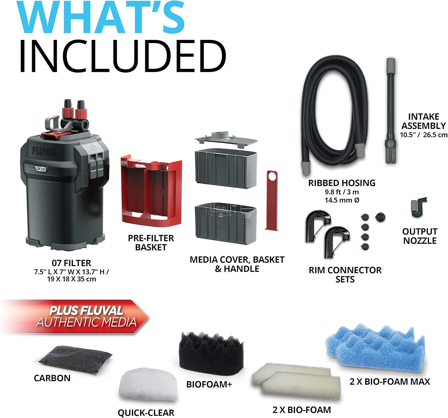 Fluval 107 External Filter - Image 4