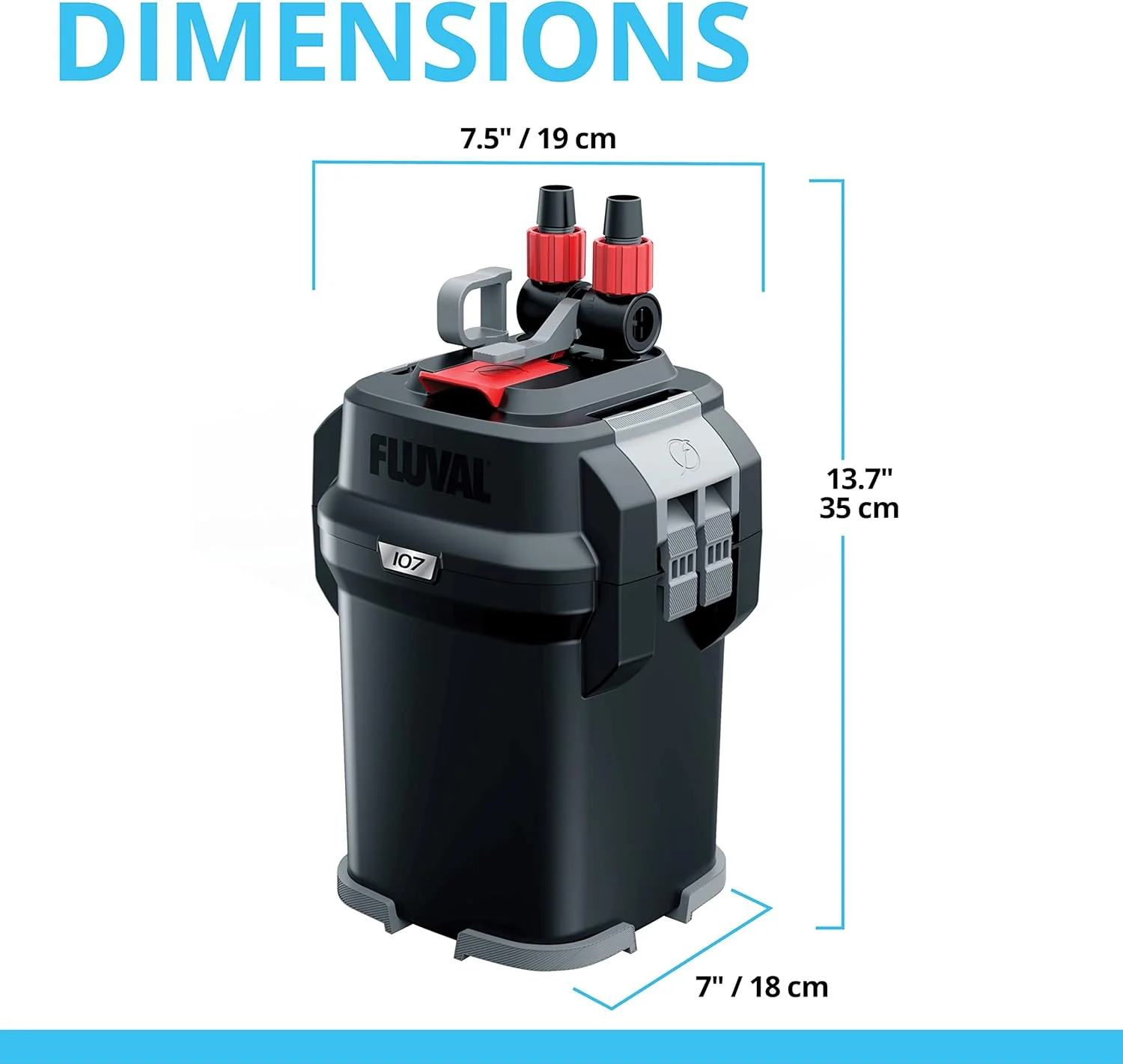 Fluval 107 External Filter - Image 9