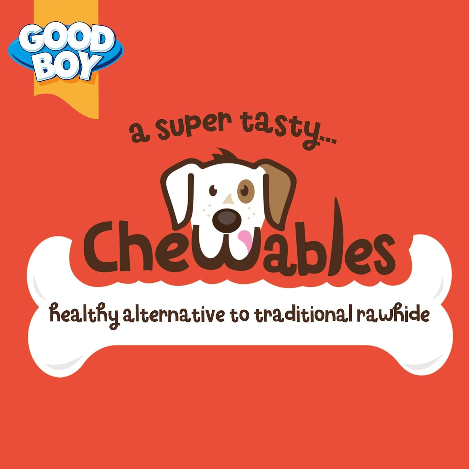 Good Boy Chewables Medium Peanut Butter & Vegetable Bones 2 Pcs 158g - Image 4