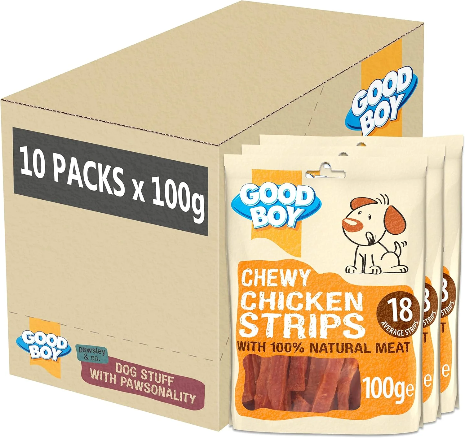 Good Boy Chicken Strips 100g - Image 7