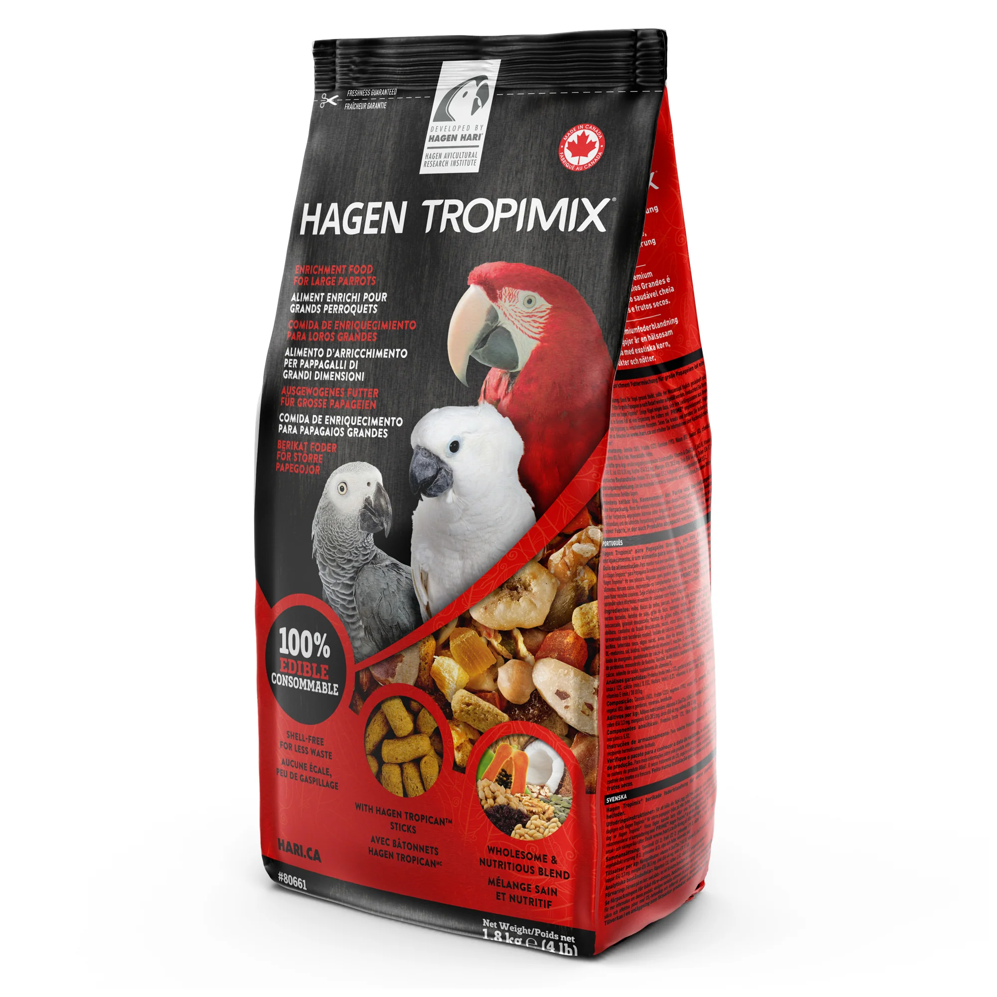 Hari Tropimix Large Parrots 1.8kg (4lb) - Image 3