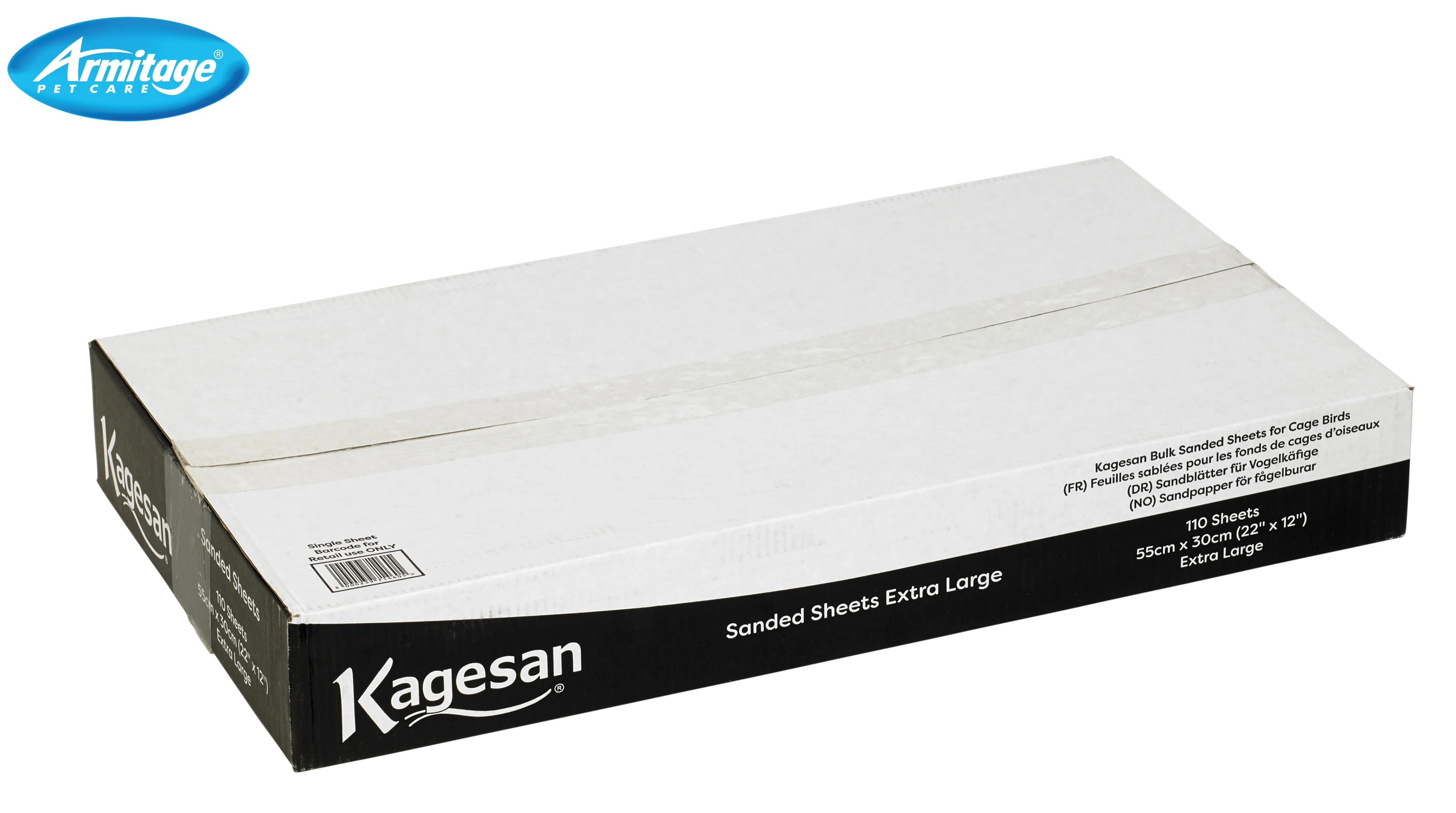 Kagesan Bulk Black Sandsheets X Large 22" x 12" 110pcs - Image 3