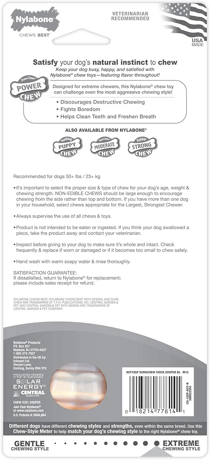 Nylabone Dura Chew Chicken Souper - Image 4