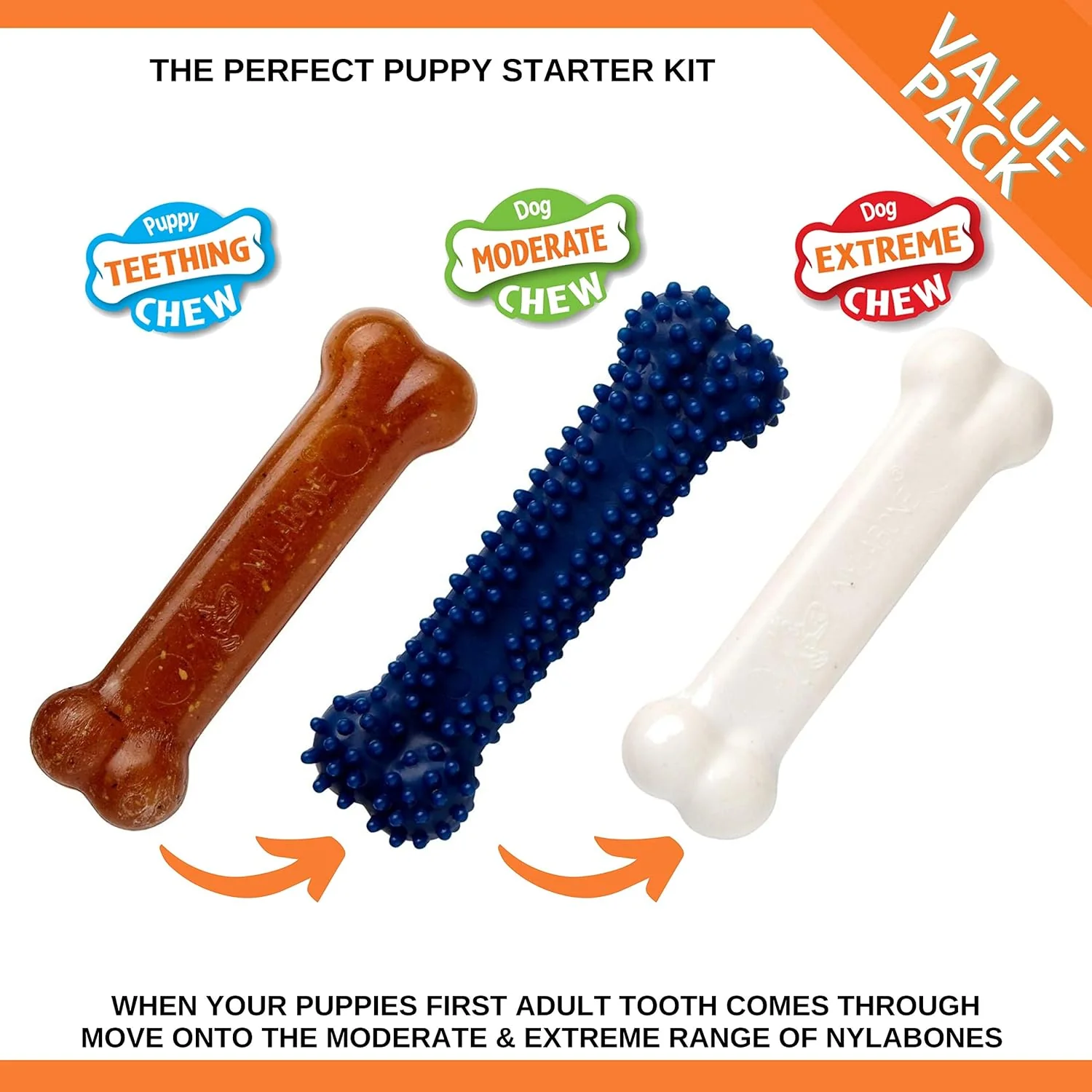 Nylabone Puppy Starter Kit 3 pcs - Image 5